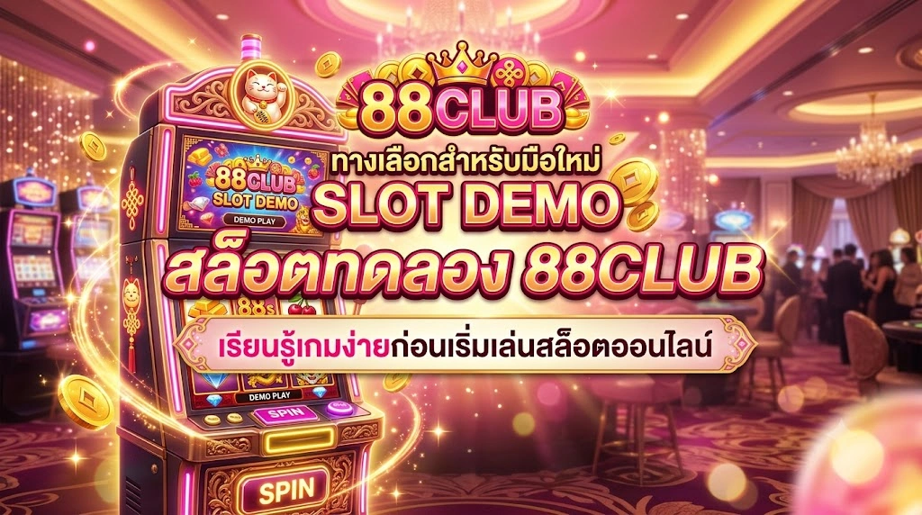 สล็อตทดลอง 88club ทางเลือกสำหรับมือใหม่ เรียนรู้เกมง่ายก่อนเริ่มเล่นสล็อตออนไลน์